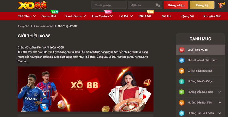 Giao diện app xo88 với các trò casino sống động, dễ thao tác.