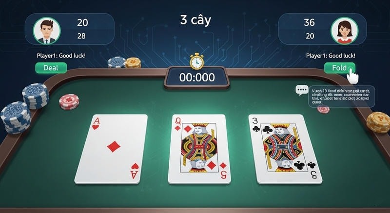 Hướng dẫn chơi 3 cây tại King52