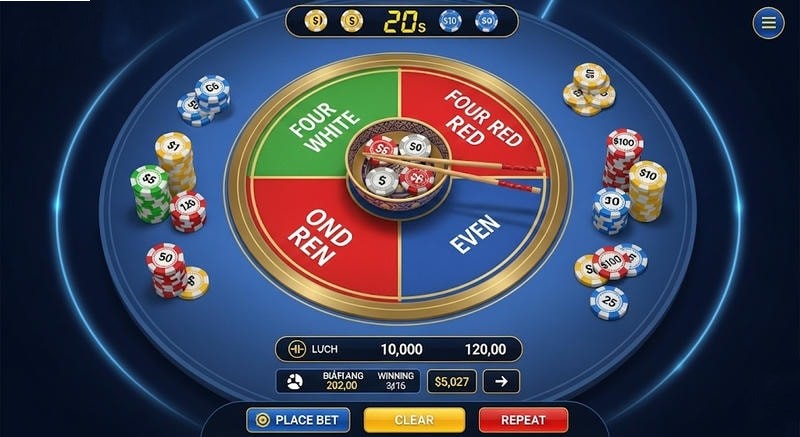 Mẹo chơi Xóc đĩa 86BET hiệu quả